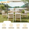 7-teiliges Rattan Gartenmöbel-Set Sitzgruppe 6 Personen Produktbild-Vorschau 5