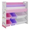 Detský regál "Rødøy" so 6 boxmi 78 x 86 x 27 cm s motívom Náhľad obrázku produktu 2
