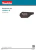 A product image with text and a logo, showing a dust bag. Produktbild-Vorschau
