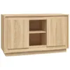 Credenza Sonoma rovere 102x35x60 cm materiale legno Anteprima dell’immagine prodotto 2