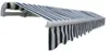 vidaXL Gelenkarmmarkise Motorisiert 600 cm Blau/Weiß Produktbild-Vorschau 3