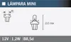 OSRAM ORIGINAL B8.5d jet black 12 V/1,2 W (luzem) Podgląd zdjęcia produktu 3