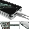 A collage of images showing a clear phone case with a floral pattern, a close-up of the phone's charging port, and a close-up of the phone's camera. Produktbild-Vorschau