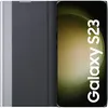 A Samsung Galaxy S23 phone in a black flip case. Produktbild-Vorschau