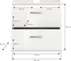 Xonox.home Waschtischunterschrank mit 2 Schubkästen Ice Produktbild-Vorschau 7