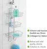 WENKO Duschcaddy Milano, 3 Ablagen, 2 Haken Duschcaddy zum Produktbild-Vorschau 3