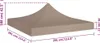 vidaXL Strecha párty stanu 3x3 m Taupe 270 g/m² Náhľad obrázku produktu 4