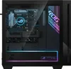 A gaming PC with internal components visible through a glass panel. Podgląd zdjęcia produktu