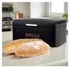 Brotkasten mit Deckel aus hochwertigem Metall-Edelstahl Produktbild-Vorschau 4