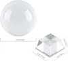 Boule de cristal Intirilife avec support en CRISTAL CLAIR Voir les images du produit 2