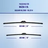 alca® Scheibenwischer ideal für MAZDA 3 (06.2009 - 09.2014) Produktbild-Vorschau 2
