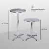 Stehtisch 2in1 höhenverstellbar 70/115cm Ø60cm Aluminium Produktbild-Vorschau 3