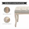 HOMCOM Polsterbank Sitzbank Truhenbank Schuhbank Vintage Produktbild-Vorschau 6