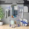 HOMCOM Sušiak na bielizeň, vežový sušiak, 4 úrovne, Náhľad obrázku produktu 4