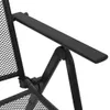vidaXL Chaises pliantes 4 pcs. Mesh acier anthracite Voir les images du produit 6