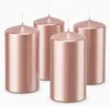 4er Set Adventskranzkerzen Roségold 100 x 48 mm | Wiedemann Produktbild-Vorschau 1