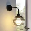 ZMH nástenné svietidlo nástenná lampa vintage retro čierna Náhľad obrázku produktu 6