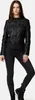 Tazzio Damen Lederjacke F524 (Schwarz, M) Produktbild-Vorschau 2
