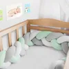 Bettschlange geflochten 200cm Nestchen Zopf - Babybett Produktbild-Vorschau 2