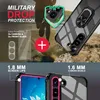 Custodia ad anello trasparente per Samsung Galaxy S23 Plus, Anteprima dell’immagine prodotto 2