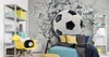 Muralo Vlies Fototapete für Jugendzimmer FUßBALL Beton Produktbild-Vorschau 2