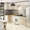 Meuble haut de cuisine 80 cm VERMINA - blanc / cappuccino Voir les images du produit 3