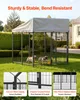 VEVOR Hundezwinger, 1,12x1,15x1,25 m, Hundehütte mit Produktbild-Vorschau 2