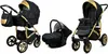 BabyLux® Gold Lux | Kočík 3v1 Set | Onyx | Kombinovaný Náhľad obrázku produktu 1