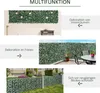 Collage showing different applications of artificial hedge panels for decoration and privacy. Náhled obrázku produktu