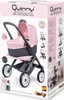 The image shows the packaging of a Smoby Maxi Cosi Quinny 3-in-1 stroller and bassinet. Produktbild-Vorschau