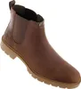 A single brown leather boot is shown against a white background. Anteprima dell’immagine prodotto