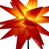 Leuchtstern 3D-Stern Rot  LED  faltbar | Ø 25 cm x H 90 cm  Produktbild-Vorschau 15