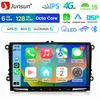 6+128G Android 15 Carplay Autoradio GPS Navi WIFI 4G BT Produktbild-Vorschau 1