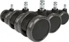 5X Kółka do podłóg twardych 11Mm / 65Mm Kółka do krzeseł Podgląd zdjęcia produktu 1