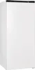 A white upright freezer with a black top trim. Produktbild-Vorschau