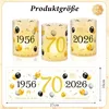 18Pcs Windlichter Tischdeko 70. Geburtstag - Deko 70. Produktbild-Vorschau 6