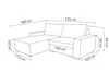 MEBLE LUX Ecksofa SVEN, Schlafsofa L-Form mit Produktbild-Vorschau 7
