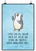 Mr. & Mrs. Panda Bild Pinguin Duschen DIN A4 - Eisblau - Produktbild-Vorschau 1