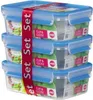 EMSA Clip & Close Freshness Container 1l Set of 3 blue Náhľad obrázku produktu 12