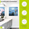ARTland Glasbild Französisch Blau Größe: 40x40 cm Produktbild-Vorschau 2