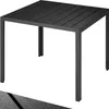 Zahradní stůl Maren z hliníku a plastu 90 x 90 x 74,5 cm Náhled obrázku produktu 2