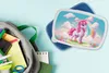 KitchenYeah® Lunchbox Brotzeit Brotdose 17x11 cm Einhorn - Produktbild-Vorschau 2