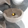 Solarbrunnen für draussen Kaskadenbrunnen H=49cm Produktbild-Vorschau 5