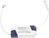 A white LED driver with blue accents and wires attached. Produktbild-Vorschau