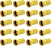 Sat F-Stecker 6,5 - 7 mm + Dichtungsring vergoldet TV Produktbild-Vorschau 1
