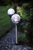 Best Season LED-Solar-Stäbe mit Kugel, 2er Set silber, Produktbild-Vorschau 1