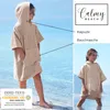CalmyBEACH Frottee Poncho Badeponcho Kinder Bademantel  - Produktbild-Vorschau 3