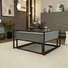 A modern living room scene featuring a coffee table. Produktbild-Vorschau