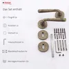 DOMINO Türgriff-Garnitur LOFT-R BB-Buntbart Bronze antik Produktbild-Vorschau 6