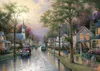 Schmidt Spiele Puzzle Thomas Kinkade Mattina in città 1000 Anteprima dell’immagine prodotto 1